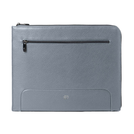 Office bag gate trended - 20 x 26 x 2 cm - ecopelle - azzurro - intempo