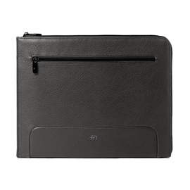 Office bag gate trended - 20 x 26 x 2 cm - ecopelle - nero - intempo