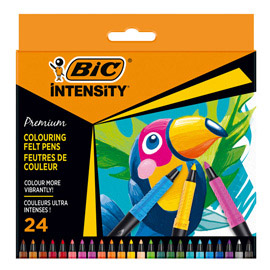 Pennarello intensity premium - colori assortiti - conf. 24 pezzi