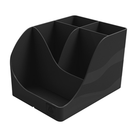 Portapenne pen wave neodeco - 15,5 x 11,9 x 10,9 cm - nero - exacompta