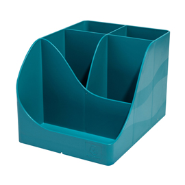 Portapenne pen wave skandi - 15,5 x 11,9 x 10,9 cm - blu pacifico - exacompta