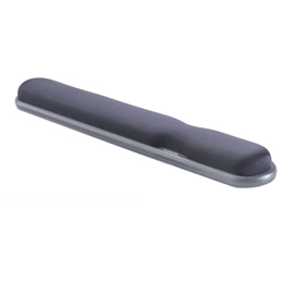 Poggiapolsi per tastiera - gel - altezza regolabile - nero - kensington