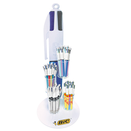 Penna sfera scatto multifunzione 4 colors - punta 1,0 mm - modelli e colori assortiti - bic - expo 96 pezzi