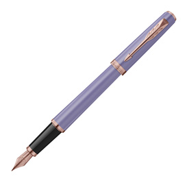 Penna stilografica meridian gt - punta m - lila - parker