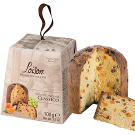 Panettoncino classico - linea mignon - in astuccio - tradizionale - 100 gr - loison