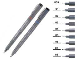 Pennarello pigment liner 308 nero 0,1mm staedtler