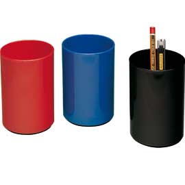 Portapenne bicchiere coral nero 328 lebez