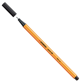 Pennarello stabilo point 88/46 nero