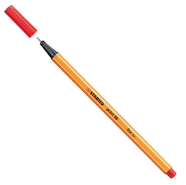 Pennarello stabilo point 88/40 rosso