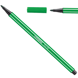 Pennarello stabilo pen 68/36 verde smeraldo