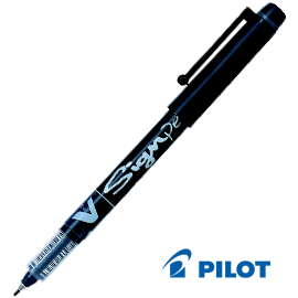 Pennarello v-signpen nero pilot