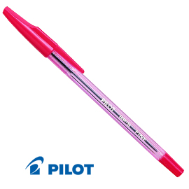 Penna sfera bp-s fine rosso 0.7mm pilot