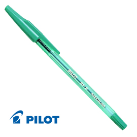 Penna sfera bp-s medium verde 1.0mm pilot