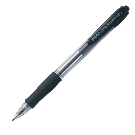 Penna sfera scatto super grip nero fine 0.7mm pilot