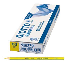 Pastello supermina monocolore giallo 03