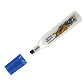 Pennarello velleda 1781 blu p.scalpello whiteboard bic