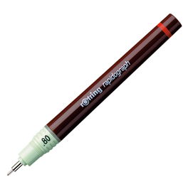 Penna a china rapidograph punta 0.80