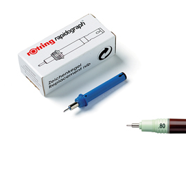 Punta 0.80 per penna a china rapidograph