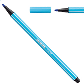 Pennarello stabilo pen 68/57 azzurro