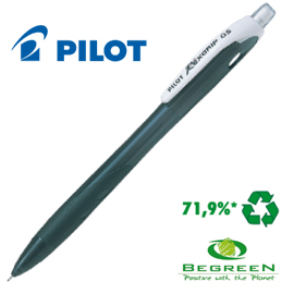 Portamine 0.5mm begreen rexgrip hrg-10r pilot fusto nero