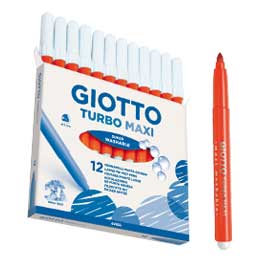 Pennarello turbomaxi arancione giotto