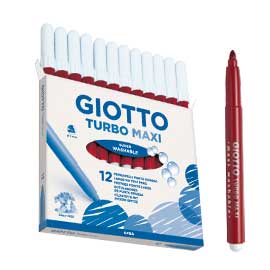 Pennarello turbomaxi rosso scarlatto giotto