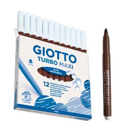 Pennarello turbomaxi marrone giotto