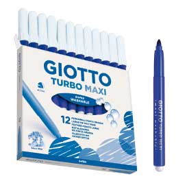 Pennarello turbomaxi blu oltremare giotto
