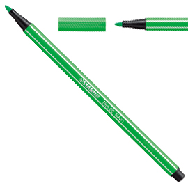 Pennarello stabilo pen 68/033 verde fluo