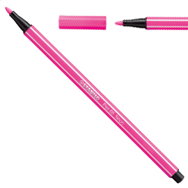 Pennarello stabilo pen 68/056 rosa fluo
