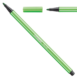 Pennarello stabilo pen 68/43 verde foglia