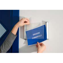 Porta targa a6 - 11x15cm appendibile wall sign