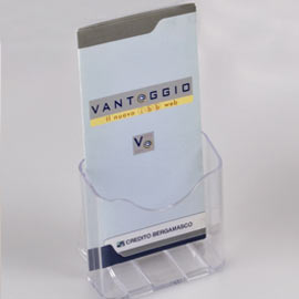 Portadepliant da banco 1/3-a4 1tasca 11x20x9cm tecnostyl