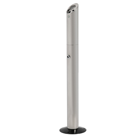 Portacenere inox con base h 92cm