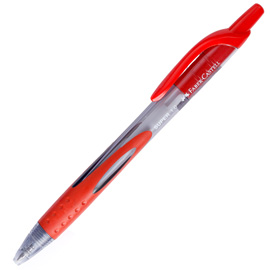 Penna a sfera scatto super 1.0 rosso faber castell