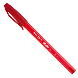 Penna sfera inkjoy 100 stick 1,0mm rosso papermate