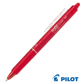 Penna sfera a scatto frixionball clicker 0,7mm rosso pilot