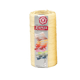 Pack nastro raphia syntetic 200mt avorio 44 bolis