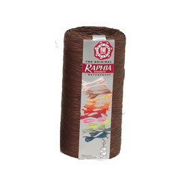 Pack nastro raphia syntetic 200mt cacao 58 bolis