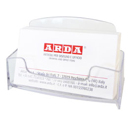 Porta biglietti visita 10,4x6,2x5,2cm arda