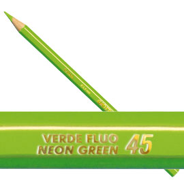 Pastello supermina monocolore fluo verde 54