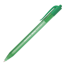 Penna sfera scatto inkjoy stick 100rt 1,0mm verde papermate