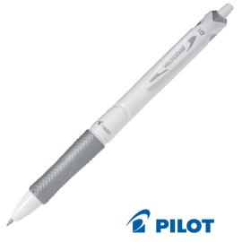 Penna a sfera scatto acroball pure white begreen 1,0mm nero pilot
