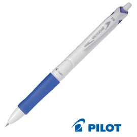 Penna a sfera scatto acroball pure white begreen 1,0mm blu pilot
