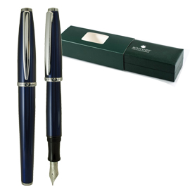 Penna stilografica aldo domani punta m blu monteverde