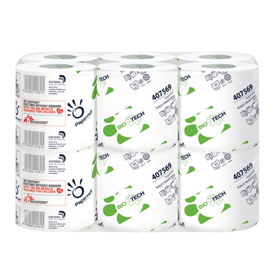 Pacco 12rt carta igienica 2veli classica 18,2mt 165 strappi biotech