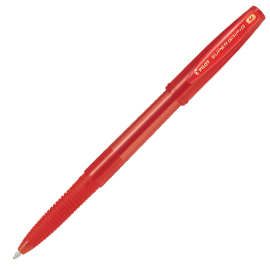 Penna a sfera supergrip g con cappuccio punta 1,00mm rosso pilot