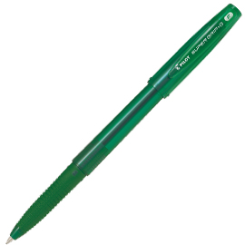 Penna a sfera supergrip g con cappuccio punta 0,7mm verde pilot