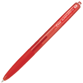 Penna a scatto supergrip g punta 0,7mm rosso pilot