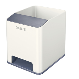 Portapenne con amplificatore wow grigio leitz